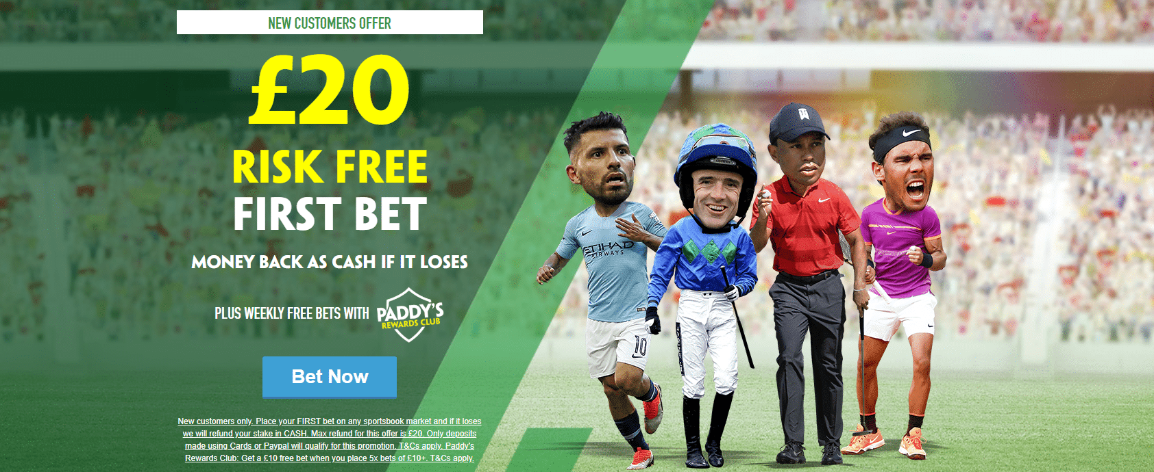 Paddy Power New Player Offers for Sports
